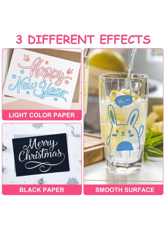 Mordely Glitter Markers Self Outline Pens Metallic: 12 Shimmer Tween Teen Girl Gifts Trendy Stuff, Drawing Art Supplies Kids 6-8 9-12 10-12, Arts Crafts Kids Ages 8-12 Year Old, Cute Cool Fun Crafts Girls 8-12 - Image 4
